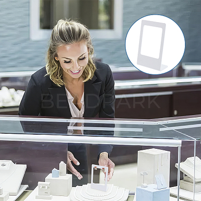 Acrylic Earring Display Stands EDIS-WH0012-46B-1