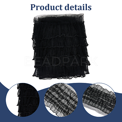 2 Yards Polyester Lace Trim OCOR-CY0002-45B-1