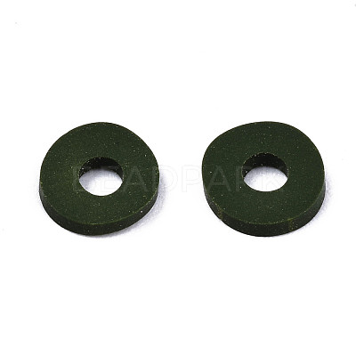 Handmade Polymer Clay Beads CLAY-Q251-6.0mm-81-1