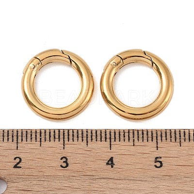 Ion Plating(IP) 316 Stainless Steel Spring Gate Rings STAS-M296-01G-A-1