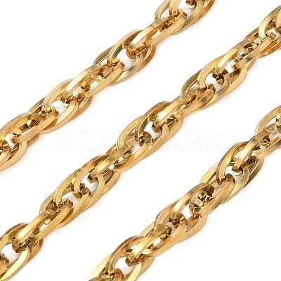 Ion Plating(IP) 304 Stainless Steel Rope Chains CHS-H025-16G-1