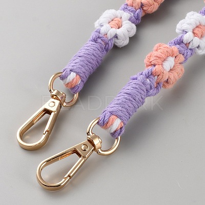 Cotton Rope Shoulder Phone Straps AJEW-WH20026-01N-1