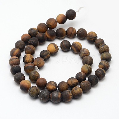 Natural Tiger Eye Beads Strands LS-G-D688-10mm-1