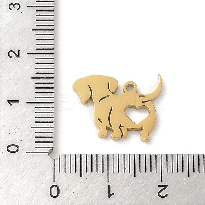 Ion Plating(IP) 304 Stainless Steel Pendants STAS-K270-07G-1