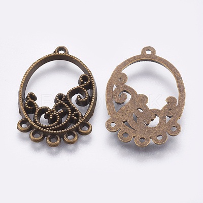 Tibetan Style Alloy Chandelier Components Links TIBE-F025-21AB-1