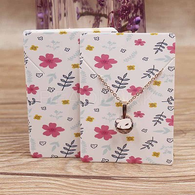 Cardboard Necklace Display Cards CDIS-F002-02B-1