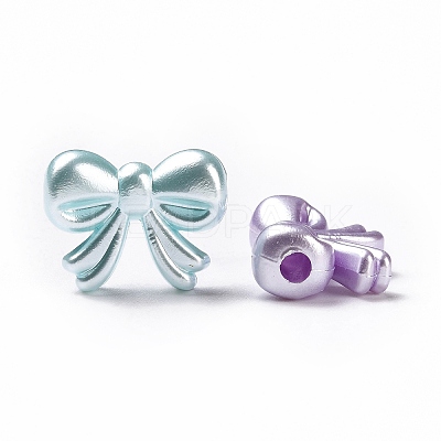 Imitation Pearl Acrylic Beads X-OACR-E013-19-1