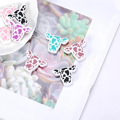 10Pcs 5 Colors Silicone Beads JX809A-1