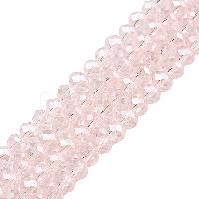 Electroplate Glass Beads Strands EGLA-A034-T4mm-A03-1