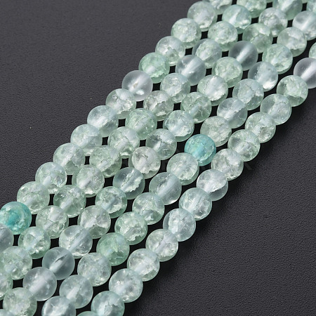 Crackle Glass Beads Strands GLAA-S192-D-006E-1