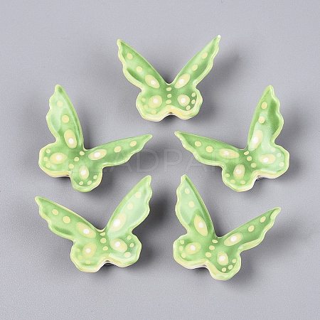 Handmade Porcelain Beads PORC-Q008-01F-1