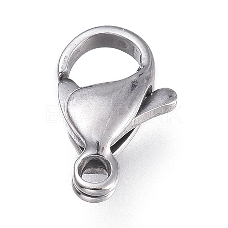 Tarnish Resistant 316 Surgical Stainless Steel Lobster Claw Clasps X-STAS-M281-01P-C-1