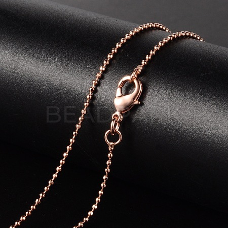 Brass Necklaces X-MAK-K003-09RG-1