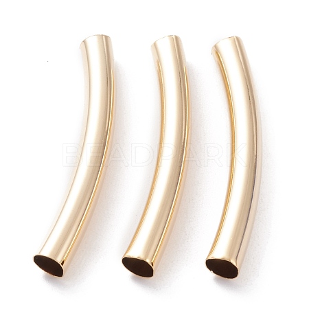 Brass Tube Beads KK-Y003-90I-G-1
