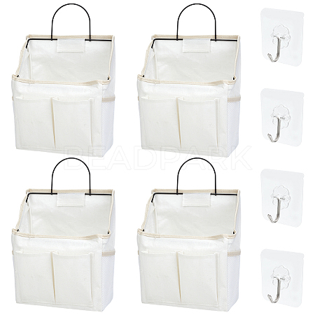 Cotton and Linen Dust Proof Hanging Storage Bags DIY-WH0899-644-1