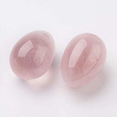 Natural Rose Quartz Egg Stone G-K253-A03-1