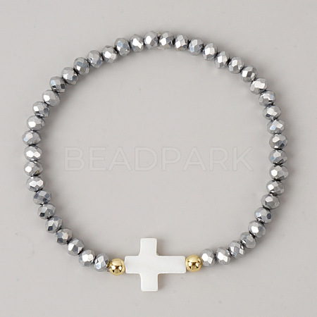 Bohemian Glass Beads Stretch Bracelets KO2121-7-1