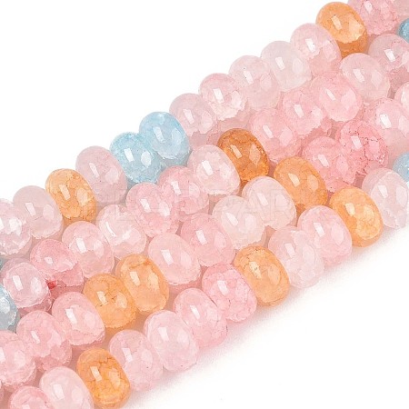 Glass Beads Strands GLAA-N059-5x8mm-28-1
