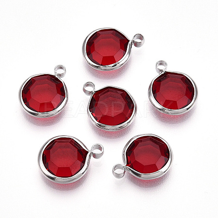 K9 Glass Charms GLAA-T023-37B-03-1