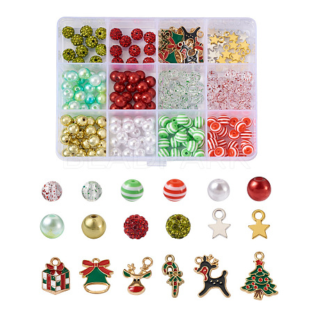 Biyun DIY Christmas Jewelry Making Finding Kit DIY-BY0001-37-1