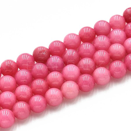 Natural Quartz Beads Strands G-N355-6mm-71-1