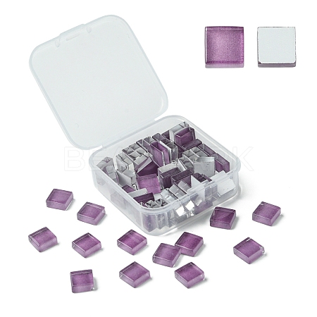 60Pcs Transparent Glass Cabochons GLAA-YW0003-65-13-1