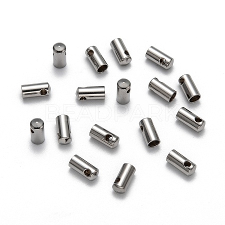 Tarnish Resistant 304 Stainless Steel Cord Ends STAS-E033-1-1