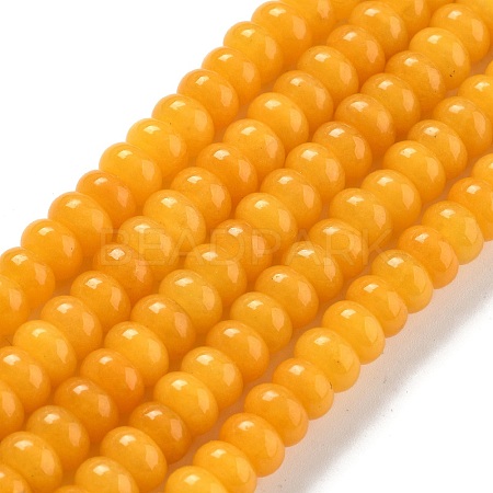 Natural White Jade Beads Strands G-E507-01V-1