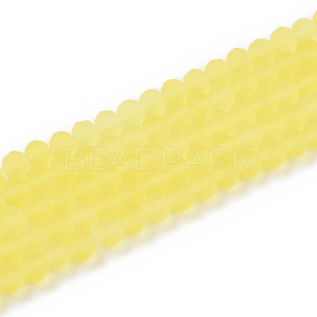 Transparent Glass Beads Strands EGLA-A044-T4mm-MD29-1