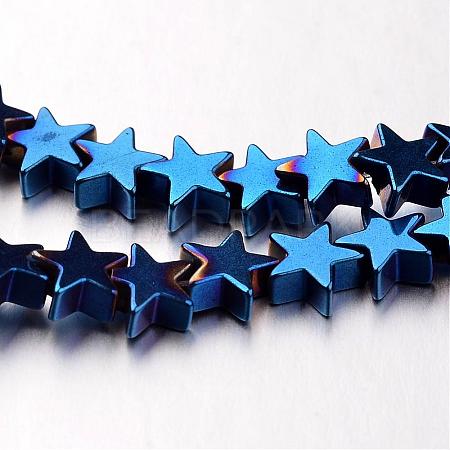 Electroplate Non-magnetic Synthetic Hematite Bead Strands G-F300-24B-05-1
