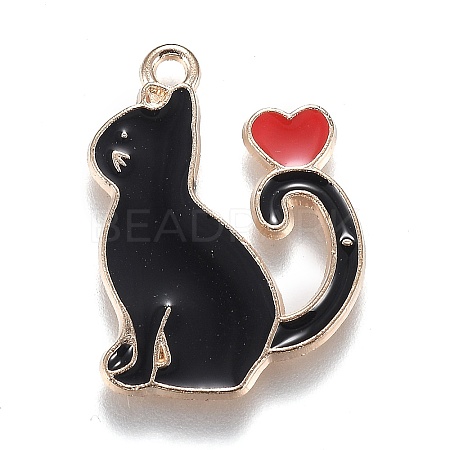 Alloy Enamel Pendants ENAM-TAG0001-04-1