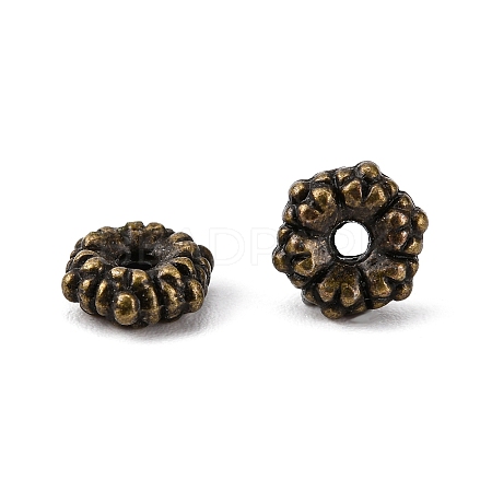 Tibetan Style Alloy Spacer Beads X-TIBEB-S039-019AB-NR-1