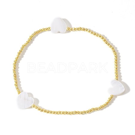 Beach Vacation Style Minimalist Fashion Brass Beads Bracelet PQ1765-2-1