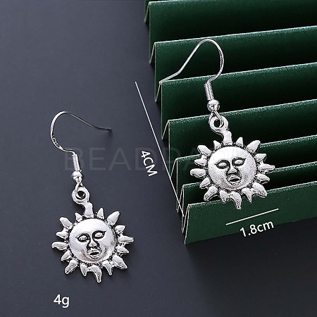 Brass & Alloy Dangle Earrings FS-WG95800-04-1