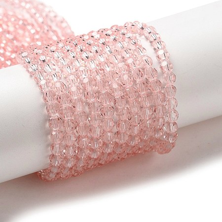 Transparent Glass Beads Strands EGLA-A035-T4mm-D20-1