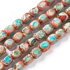 Natural Regalite/Imperial Jasper/Sea Sediment Jasper Beads Strands X-G-Z008-01D-1