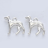 Tibetan Style Alloy Pendants X-TIBE-R316-013AS-RS-2