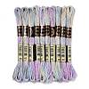10 Skeins 6-Ply Polyester Embroidery Floss OCOR-K006-A01-1