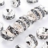 Brass Grade A Rhinestone Spacer Beads RSB039NF-03-1
