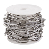 304 Stainless Steel Paperclip Chains CHS-YS0001-01P-1