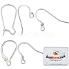 Beebeecraft 5 Pair 5 Style 925 Sterling Silver Earring Hooks & Leverback & Hoop Earrings Findings DIY-BBC0001-76-1