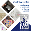 Retro Stainless Steel Metal Cutting Dies Stencils DIY-WH0242-304-4