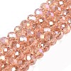 Electroplate Glass Beads Strands LS-EGLA-A044-T6mm-B21-1