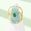 Natural Amazonite Cuff Rings GG-CBA5FCC-03G-08-1