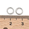 Tarnish Resistant 304 Stainless Steel Open Jump Rings STAS-Q186-02-6x0.8mm-4