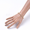 Aluminum Textured Paperclip Chain Bracelets & Necklaces Jewelry Sets SJEW-JS01094-01-6