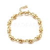 304 Stainless Steel Infinity Link Chain Bracelets for Women BJEW-K226-14B-G-4