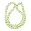 Baking Paint Transparent Glass Beads Strands GL-CBA2ED2-04G-2