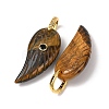 Natural Tiger Eye Pendants GG-CBA51ED-02G-10-3