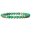 Synthetic Imperial Jasper Round Beaded Stretch Bracelet LS-SF8562-28-1-1